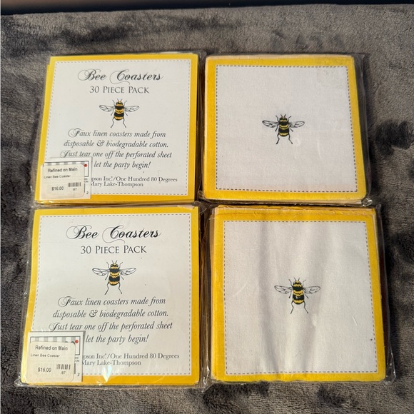 mary Other - Bee Coasters 30 Piece‎ Pack